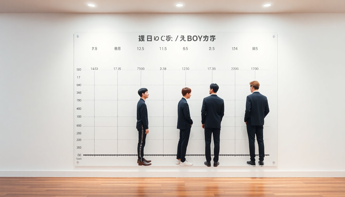 なにわ男子メンバーの身長比較!誰が一番高い?