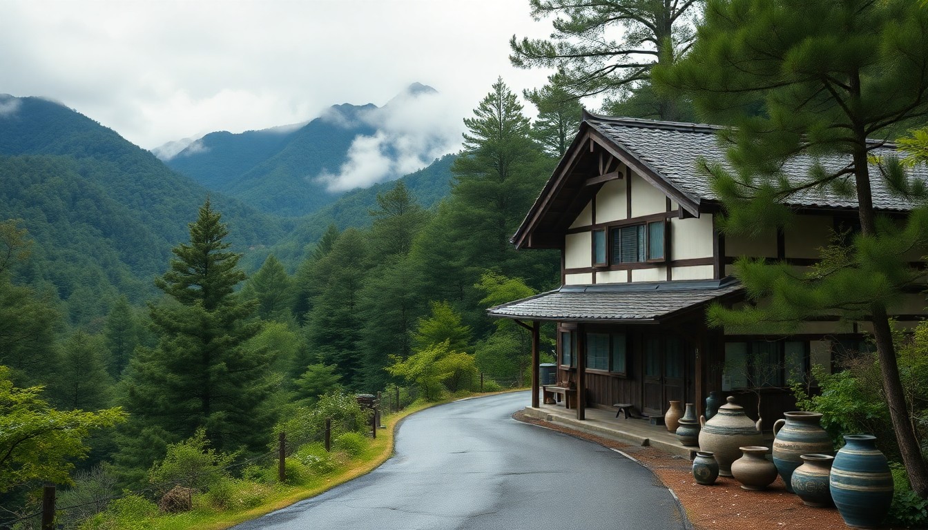 井上咲楽の実家は栃木県益子町の山の中