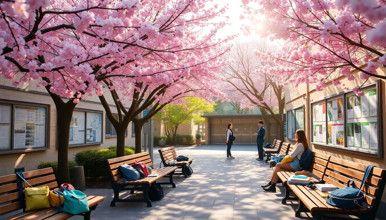 加来井女子大学での学生生活と仲間たち